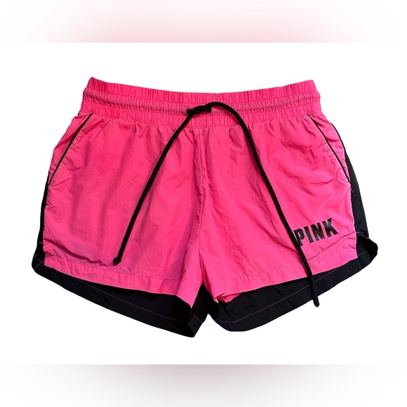PINK VICTORIAS SECRET ATHLETIC SHORTS - Picture 1 of 4